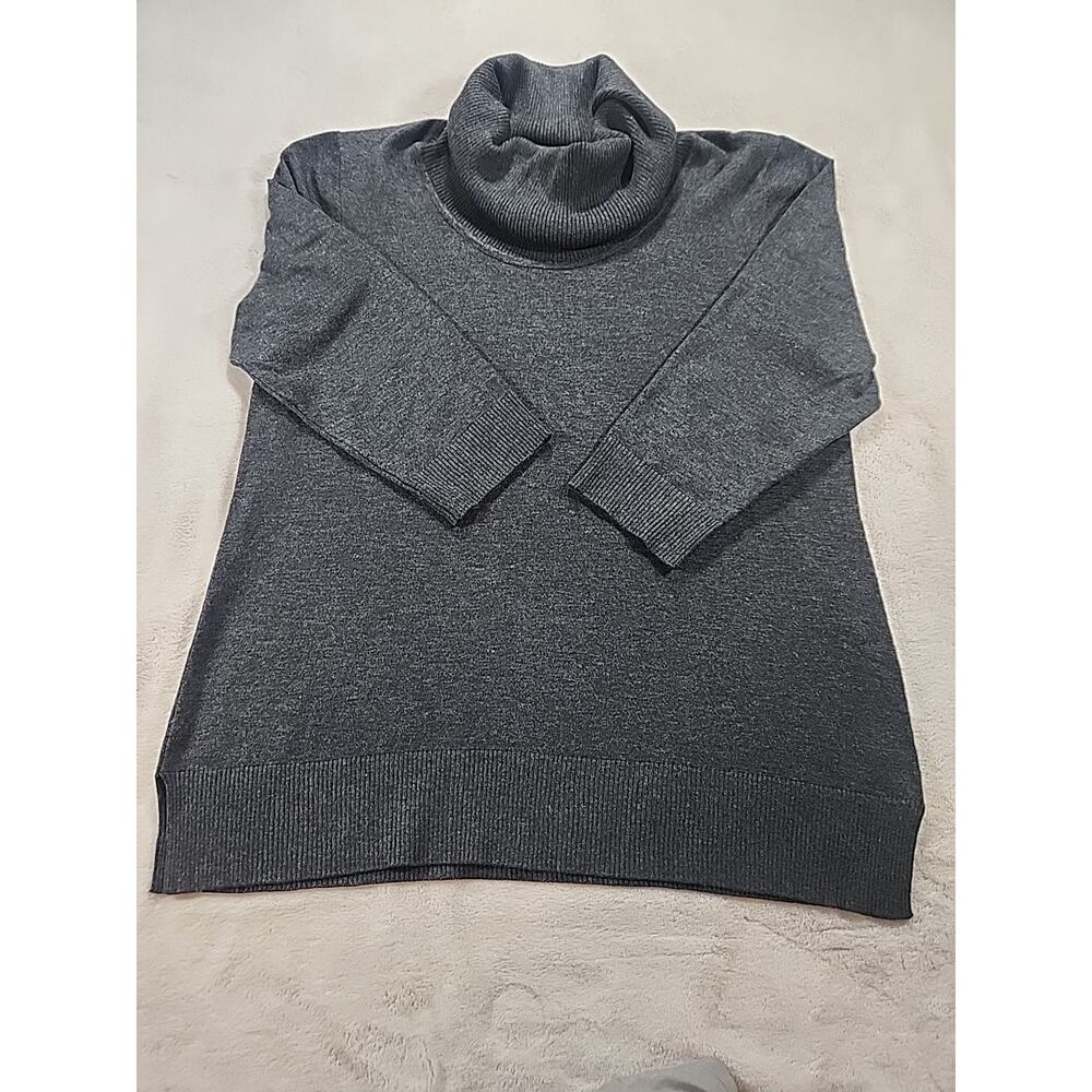 Cable & Gaugeβ Women Gray Turtleneck Sweater XL